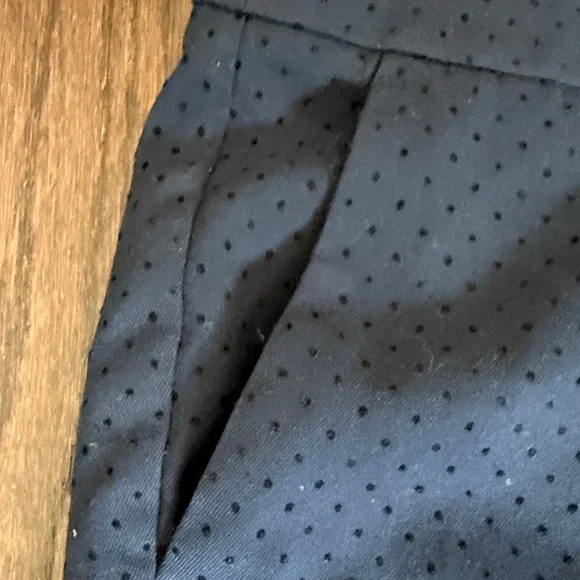 LOFT Plus Dark Blue Pants with Black Dots - Picture 7 of 12